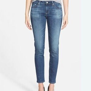 AG Adriano Goldschmied Women’s The Stilt Cigarette Leg Blue Jeans‎ Size 30R